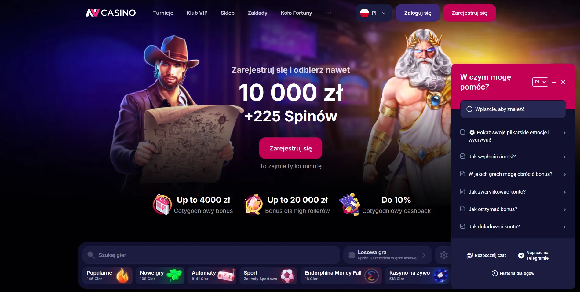 Ustawienia bezpieczeństwa konta w NV Casino